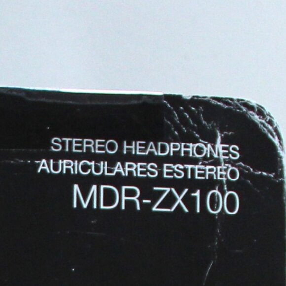 Sony MDR-ZX100 Studio Monitor Sound & Style Wired Cushion Black Headphones - Picture 7 of 7
